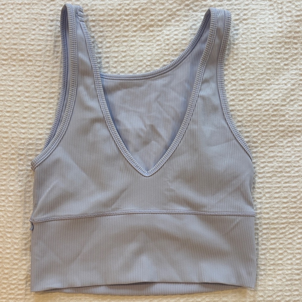 Lululemon Power Pivot Tank Powder Blue